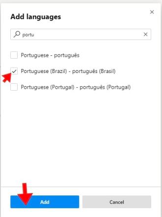 Chromium Edge en Portugués