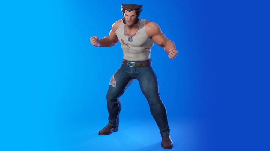 Wolverine Logan estilo de cuerpo completo en Fortnite