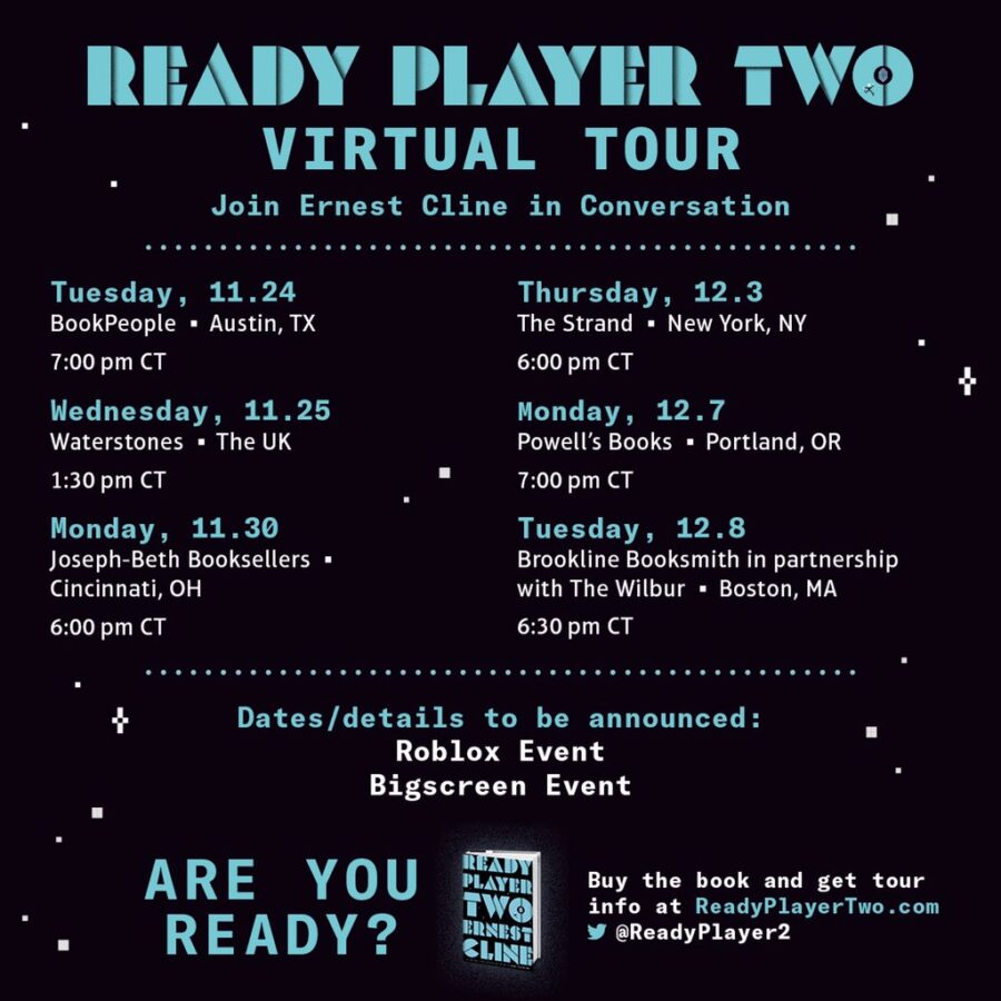 Programa del recorrido virtual Ready Player Two