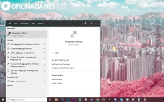 Use la barra de búsqueda para ingresar a la configuración de idioma Use la barra de búsqueda para ingresar a la configuración de idioma
