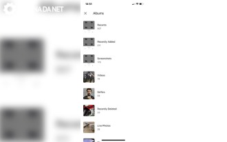 Menú de selección de imágenes de Google Drive en iOS Menú de selección de imágenes de Google Drive en iOS