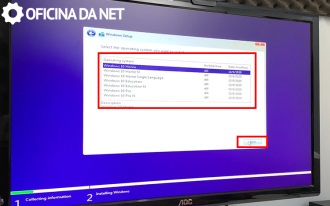 Seleccione su versión de Windows y haga clic en Siguiente Seleccione su versión de Windows y haga clic en Siguiente