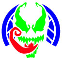 Icono de tarjeta perforada de Venom Fortnite